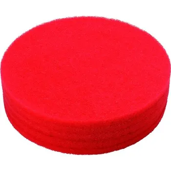 Podlahový mycí stroj Pad standardní 14" červený - 5 ks