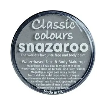 Speciální výtvarná barva Snazaroo barva na obličej 18 ml. - Šedá, Light Grey