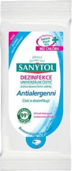 Hygienický ubrousek Sanytol Dezinfekční univerzální utěrky Antialergenní 36 ks