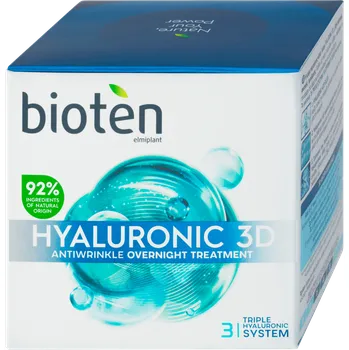 Recenze Bioten Hyaluronic 3D noční krém proti vráskám 50 ml