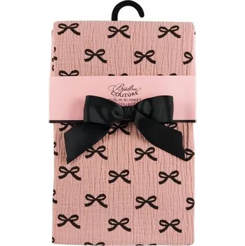 Dětská deka BJÄLLRA OF SWEDEN Bavlněná přikrývka Muslin Bow Collection