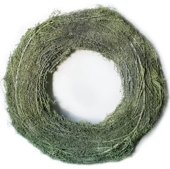 Vánoční dekorace Kruh vánoční proutí pr.26cm zelená (785968)