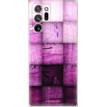 Odolné silikonové pouzdro iSaprio - Purple Squares - Samsung Galaxy Note 20 Ultra