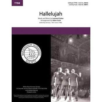 Hallelujah pro sbor TTBB A Cappella