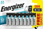 Energizer Max Plus AA 8 + 4 ks