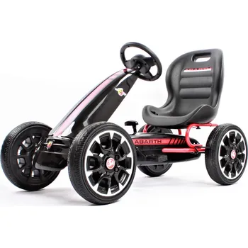 Dětské šlapadlo Milly Mally Abarth Go-kart šlapací motokára