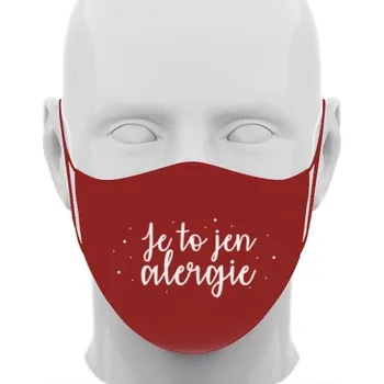 Nákrčník Nákrčník/bandana s potiskem Alergie