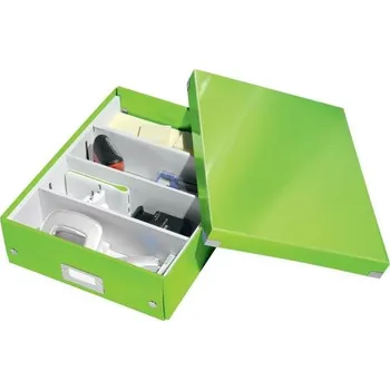 Archivační box Box archivační organizační Leitz Click-N-Store M A4, zelená