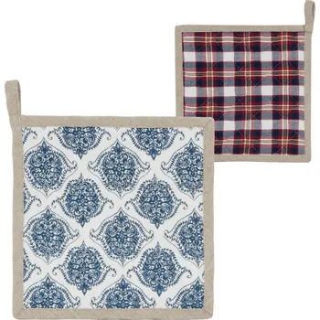 Chňapka Kostkovaná chňapka - podložka pod nádobí Its Cold Outside - 20*20cm