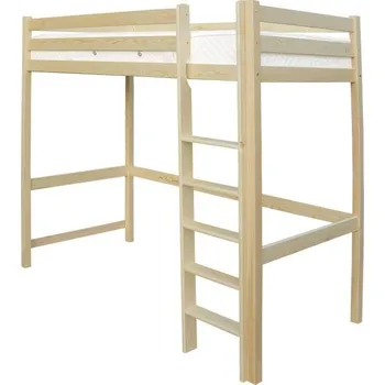 Dětská postel Horní spaní z borovicového masivu KL-120