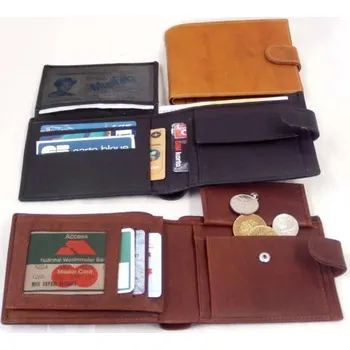 Peněženka Peněženka kožená pánská 513-2007 ARWEL se zápinkou černá