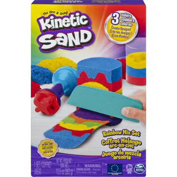 kinetický písek Spin Master Kinetic Sand Duhová hrací sada
