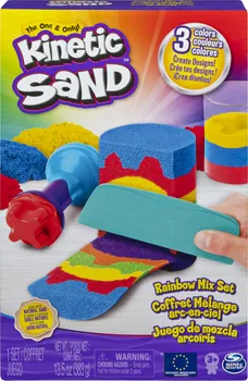 kinetický písek Spin Master Kinetic Sand Duhová hrací sada