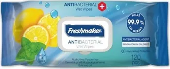 Hygienický ubrousek Freshmaker Antibakteriální vlhčené ubrousky citron 120 ks