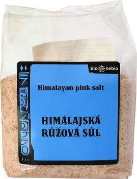 Kuchyňská sůl Bio Nebio Himalajská sůl růžová 500 g