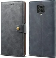 Lenuo Leather pro Xiaomi Redmi Note 9 Pro/Note 9S šedé