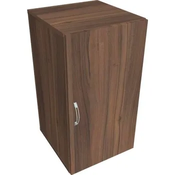 Kancelářský vozík HOBIS skříň policová dvéřová - D 2 40 01, ořech + doprava zdarma