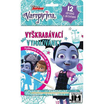 omalovánky Vampirina: Vyškrabávací vymalovánky - Jiri Models (2020, kroužková)