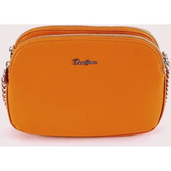 Tříoddílová hořčicová crossbody kabelka David Jones 6412-2