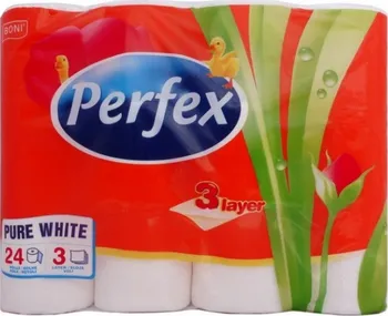 Toaletní papír Perfex Plus Mega Pack 3 vrstvý 96 ks