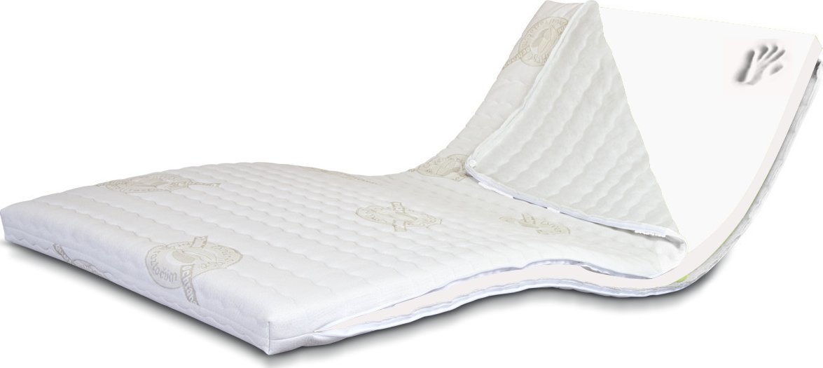 Přistýlka matrace Postelia VISCO TOPPER SOFT 200 x 90 cm - Výška jádra: 4 cm + výška potahu