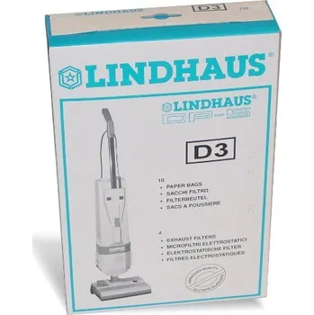 Sáček do vysavače Lindhaus papírové sáčky a mikrofiltry D3 pro DP-5