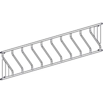 Diagonální žlabová zábrana pro telata, 3,02m/9 míst