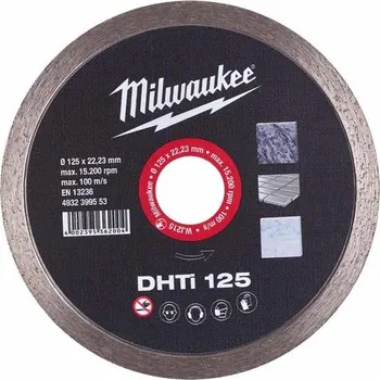 Řezný kotouč MILWAUKEE Diamantový kotouč 125mm DHTi