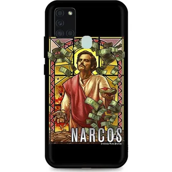 Pouzdro na mobilní telefon Kryt Samsung A21s silikon Narcos (obal neboli pouzdro na Samsung A21s)