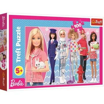 Puzzle Trefl Barbie 100 dílků