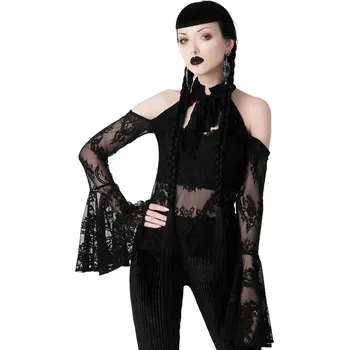 tričko dámské - Cyrena Lace - KILLSTAR - KSRA002198