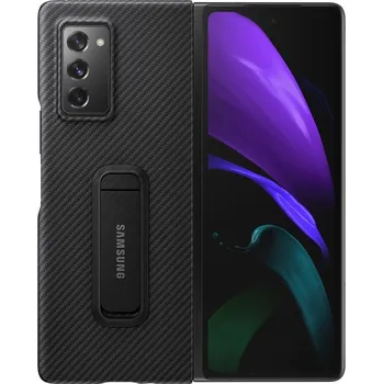 Pouzdro na mobilní telefon Samsung Aramid Standing Cover pro Samsung Z Fold 2 Black