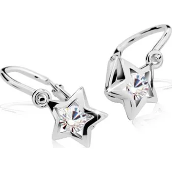 Náušnice Cutie Jewellery zlaté náušnice Cutie C1942-B CZ White