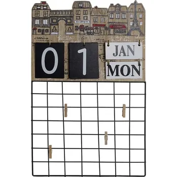 Kalendář Kalendář + memo "FRENCH" 30x3.5x47cm