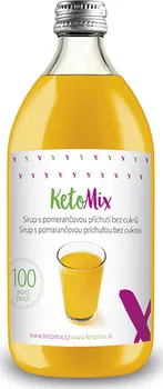 Sirup Ketomix Sirup bez cukru pomeranč 500 ml