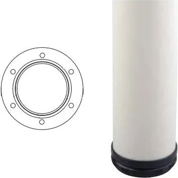 Stolová podnož Strong stolová noha bílá lesk 820x60