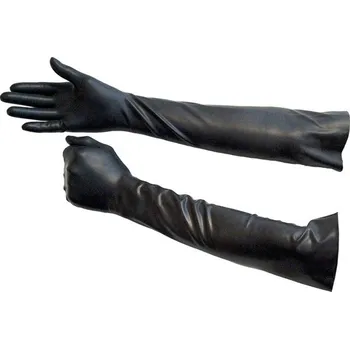 Dámské erotické rukavice Mister B Rubber Gloves Elbow Velikost L
