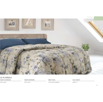 Přehoz na lůžko Luxusní přehoz z prachového peří Cod. A456B - 180x260cm