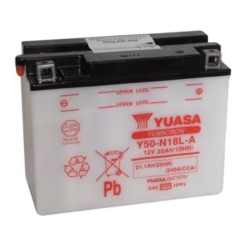 Motobaterie Motobaterie YUASA (originál) Y50-N18L-A, 12V, 20Ah