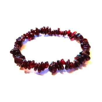 Náramek Sekaný náramek z přírodního granátu – Indie, kámen vitality