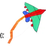 Rappa Létající drak 140 x 98 cm Letadlo