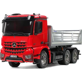 RC model auta 1:14 Mercedes-Benz Arocs 3348 6×4 Tipper Truck, Red/Silver (stavebnice)