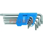 Sada zástrčných klíčů šestihr. Prodloužených TORX 9dílná (T10-T50), NAREX 230711.609