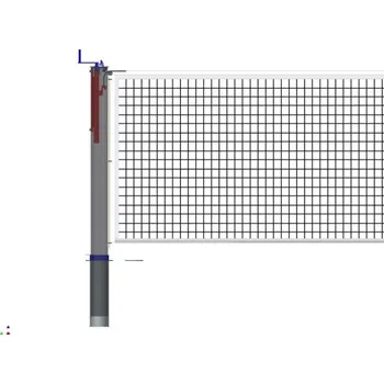Plotový sloupek Nohejbalové sloupky do pouzder průměr 102 mm (zinek) TÜV