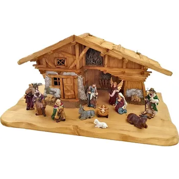 Betlém Amadea Dřevěný betlém s figurkami 65 cm