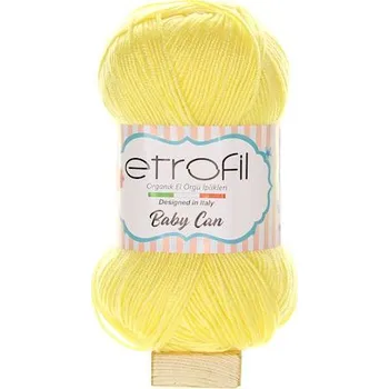 Příze Etrofil Baby Can žlutá 80002