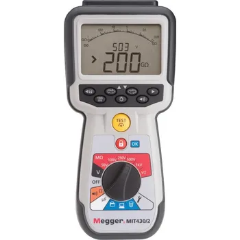 Revizní přístroj Megger MIT430/2 - Měřič izolačního odporu a spojitosti + DOPRAVA ZDARMA