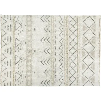 Psací stůl Vlněný koberec 140 x 200 světlý Lorena Canals - Bohemian