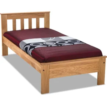 Postel Krajča Jednolůžková postel z masivu Simona 80 x 200 cm Povrchová úprava dřeva: Bezbarvý lak PUR, Druh dřeva: Buk