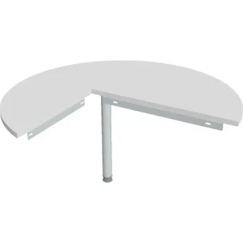 Kancelářský vozík HOBIS přídavný stůl jednací pravý, léta napříč - GP 22 P N, bílá + doprava zdarma